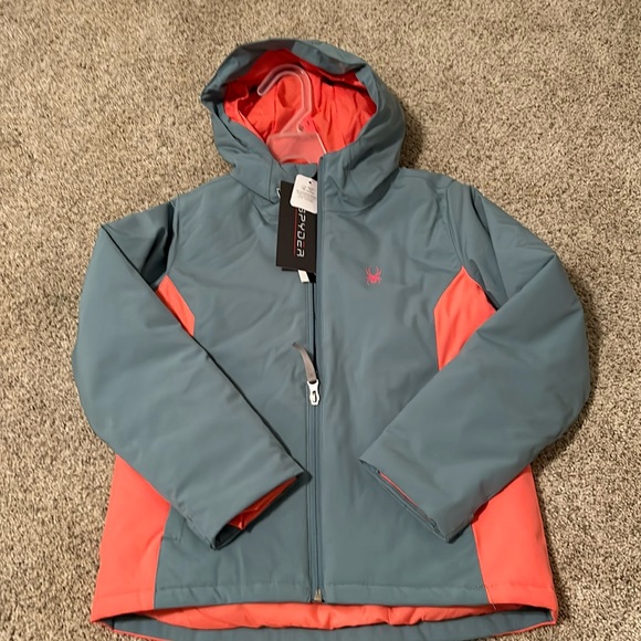 Spyder ski jacket size girls medium brand new - Picture 1 of 5